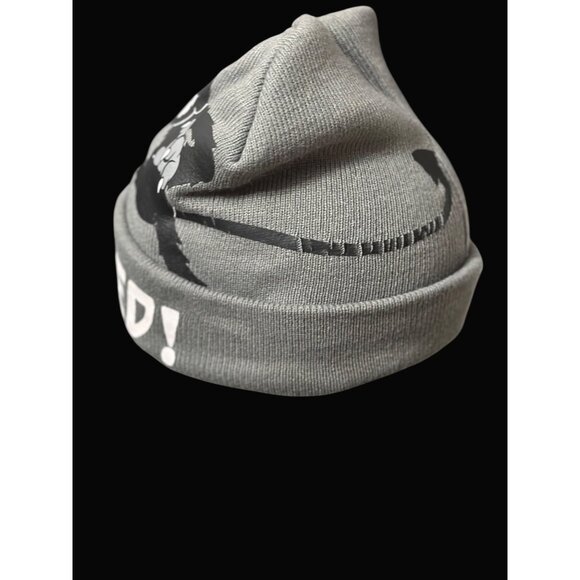 Cuphead devil beanie Studio MDHR You Died Gray Hat 100% Acrylic - Picture 2 of 4